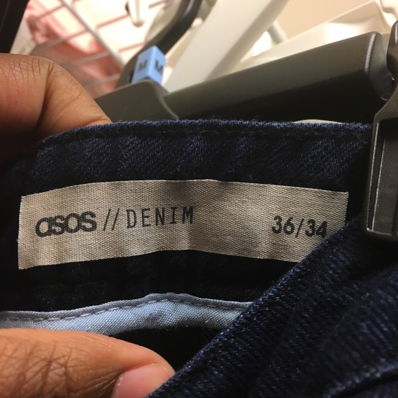 Indigo ASOS Boyfriend Jeans - Picture 4 of 4